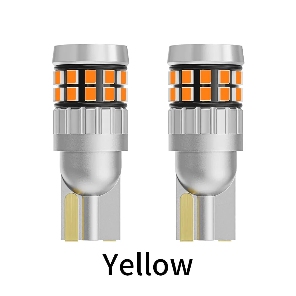 10pcs 12V 24V LED T10 W5W 194 168 Car Truck Signal Lights Canbus 2016SMD No Error Side Parking DRL Lamps Dome Reading Bulb Diode