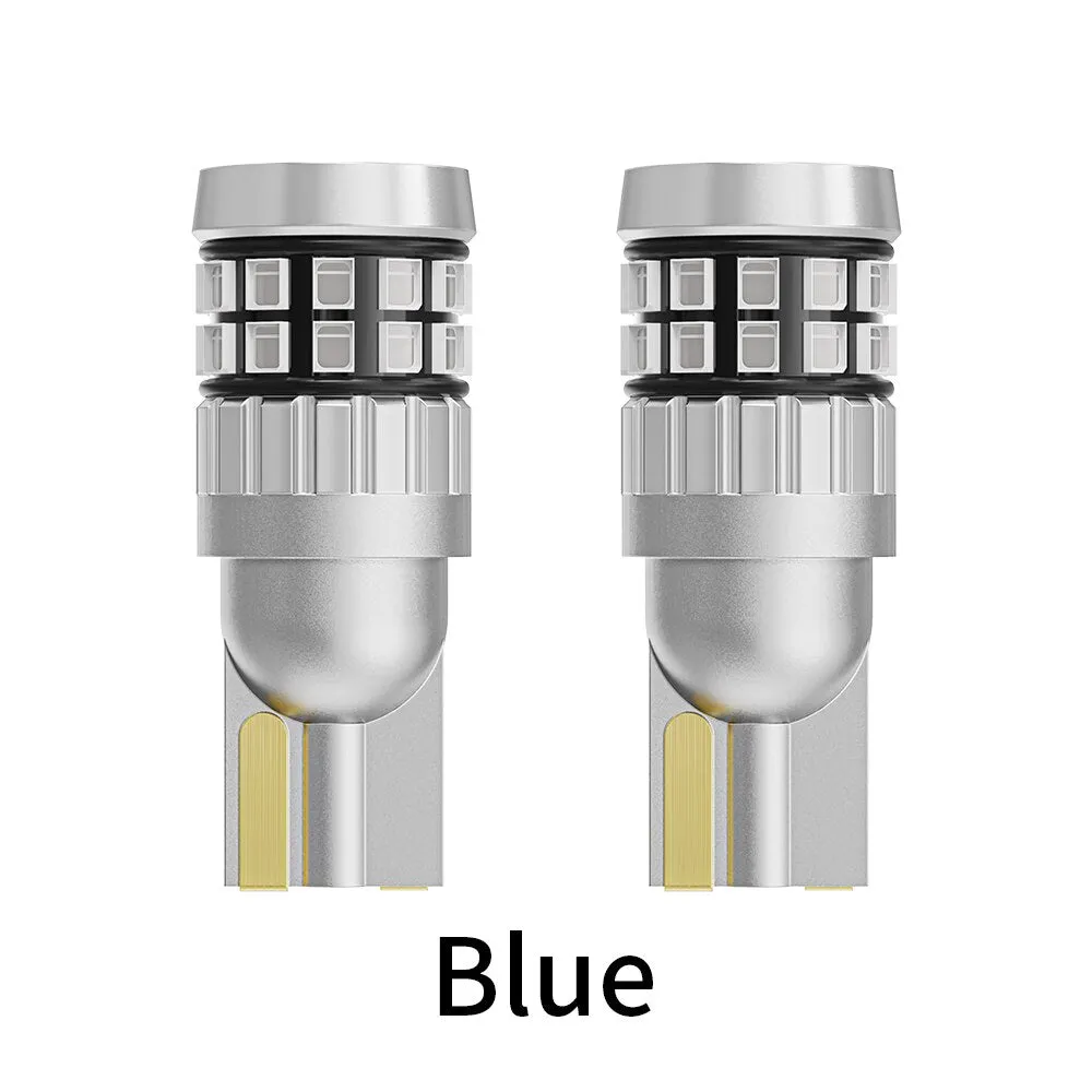 10pcs 12V 24V LED T10 W5W 194 168 Car Truck Signal Lights Canbus 2016SMD No Error Side Parking DRL Lamps Dome Reading Bulb Diode