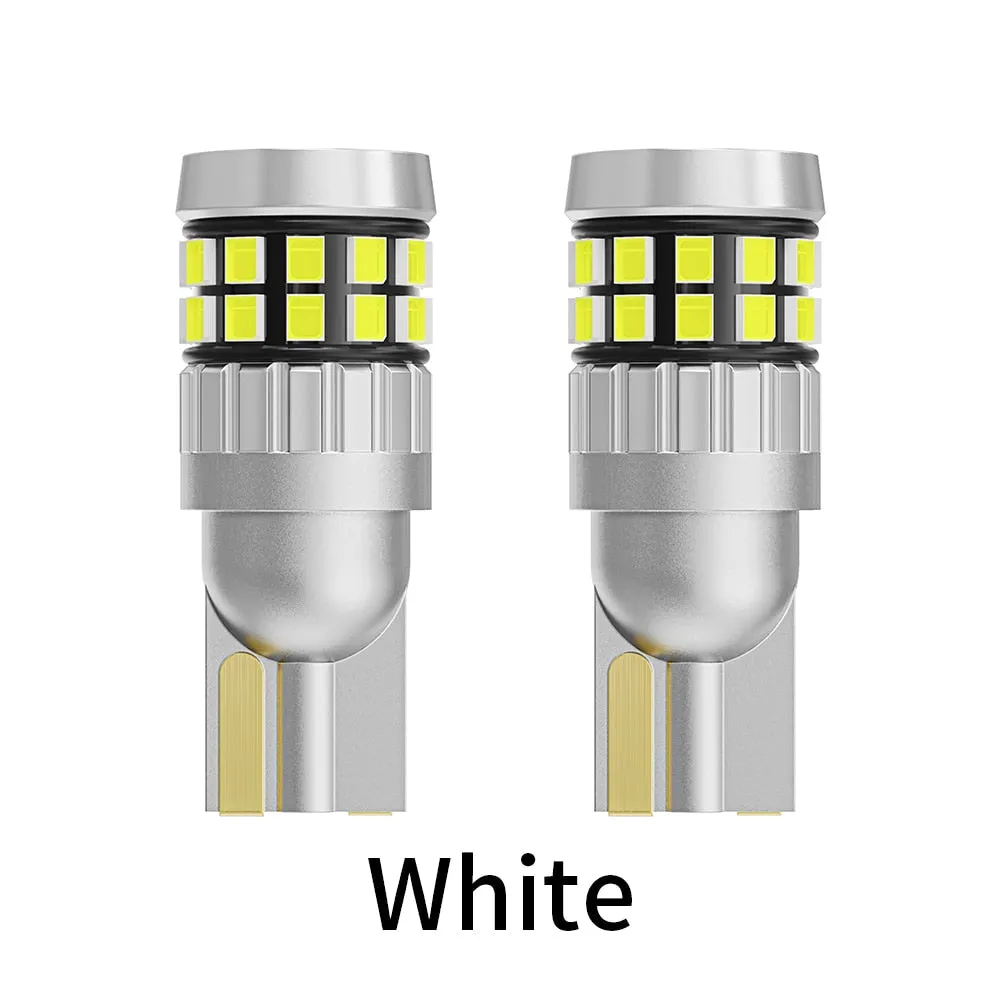 10pcs 12V 24V LED T10 W5W 194 168 Car Truck Signal Lights Canbus 2016SMD No Error Side Parking DRL Lamps Dome Reading Bulb Diode