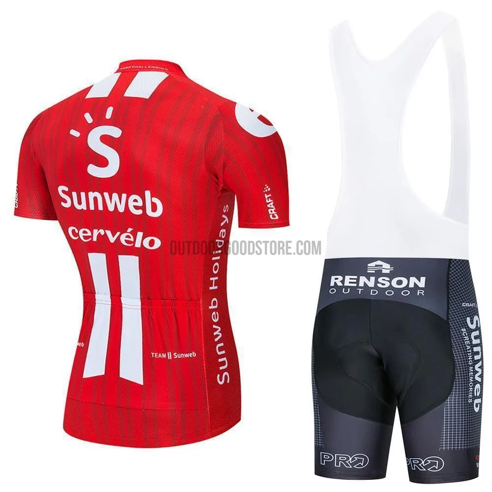 2020 Pro Team Sunweb Cycling Jersey Bib Kit