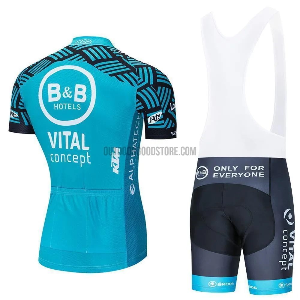 2020 Pro Team Vital Concept Cycling Jersey Bib Kit