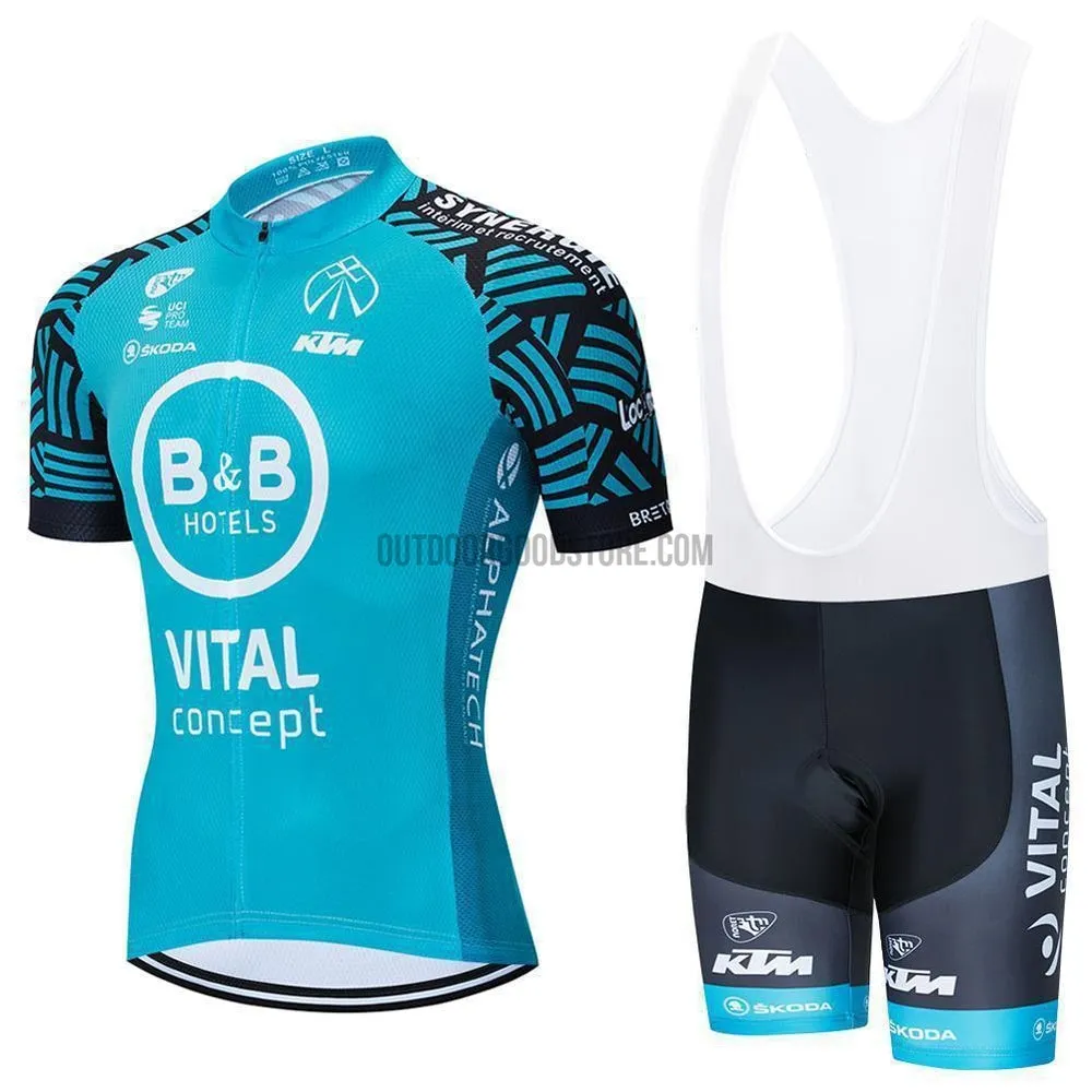 2020 Pro Team Vital Concept Cycling Jersey Bib Kit