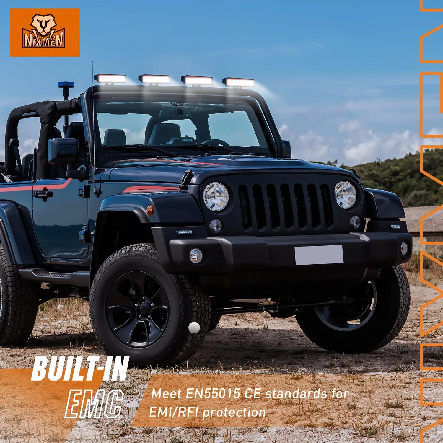 6.5 Inch 30W 3250LM Spot LED Light Bars (Pair) | 16AWG DT Wire