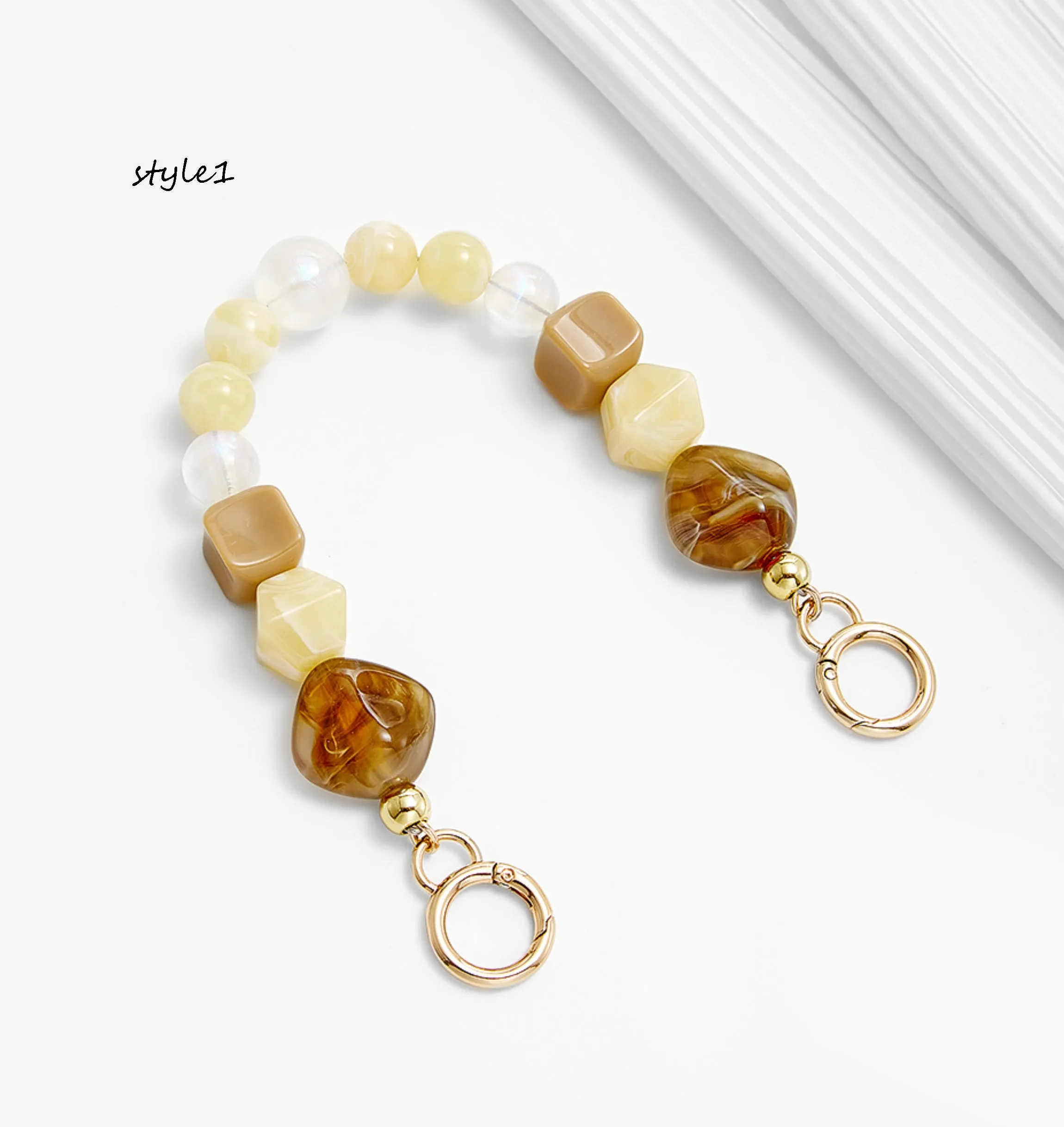 Acrylic chain bag decoration, modification for handheld short bag chain, DIY accessory.