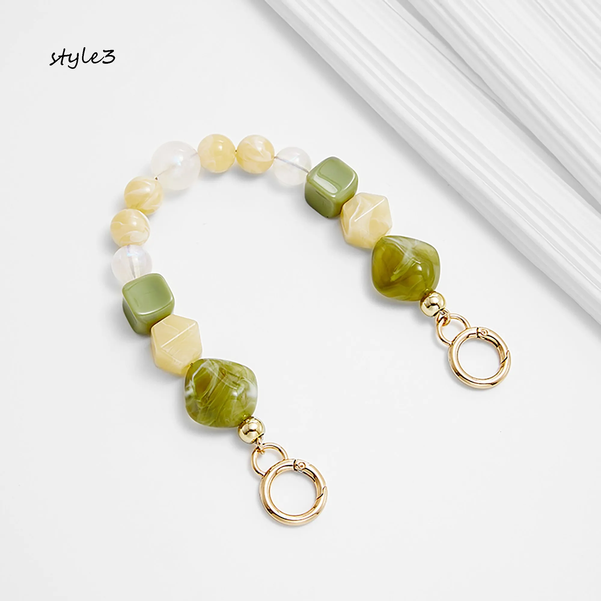 Acrylic chain bag decoration, modification for handheld short bag chain, DIY accessory.