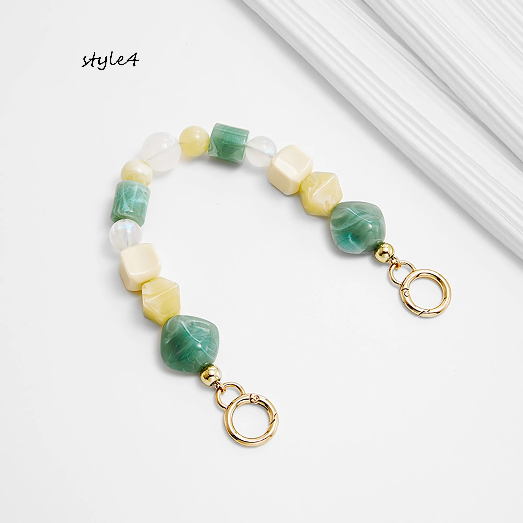 Acrylic chain bag decoration, modification for handheld short bag chain, DIY accessory.