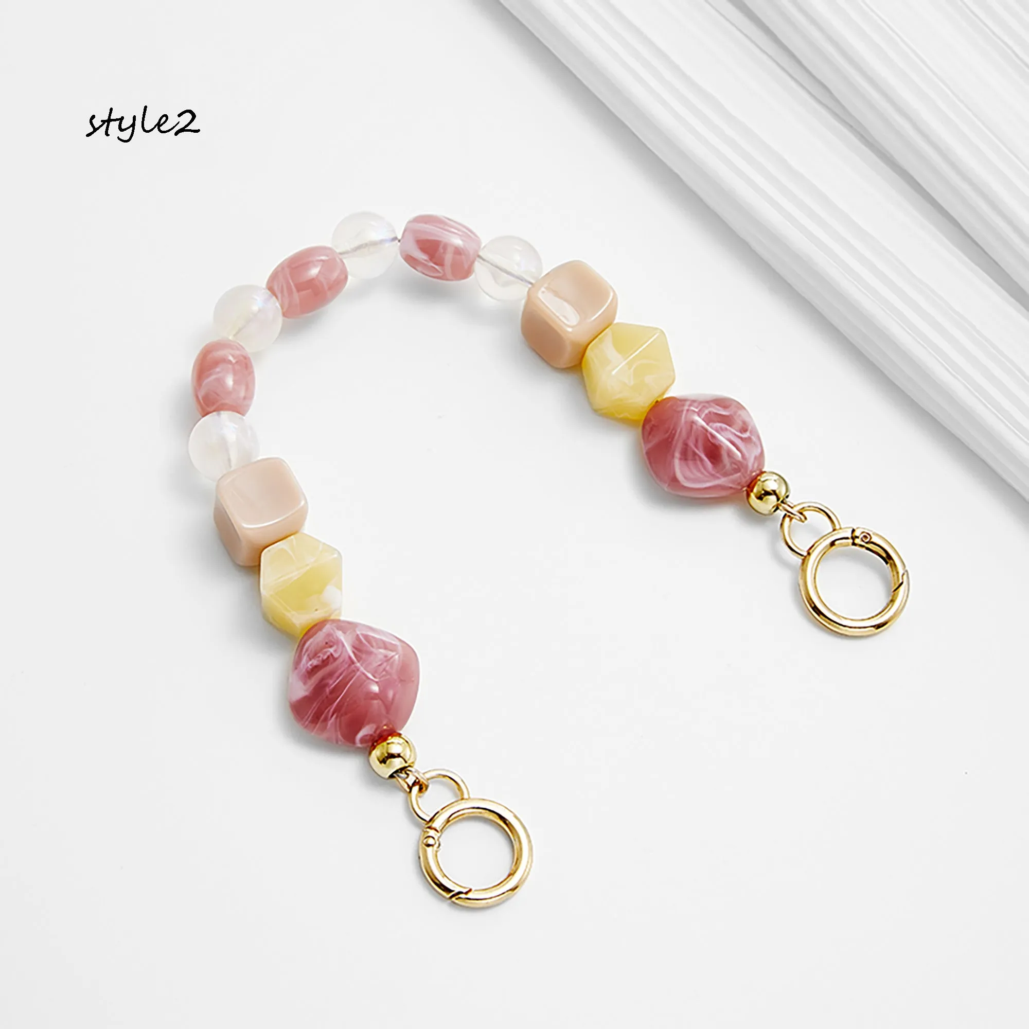 Acrylic chain bag decoration, modification for handheld short bag chain, DIY accessory.