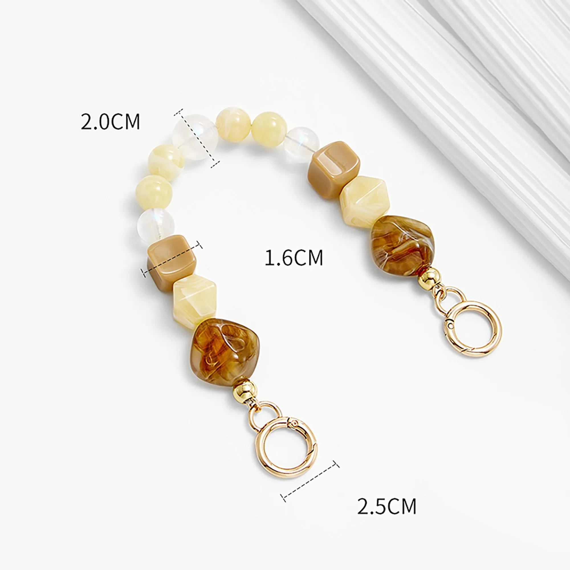 Acrylic chain bag decoration, modification for handheld short bag chain, DIY accessory.