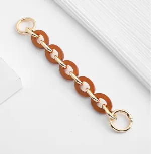 Acrylic chain bag suitable for Diane, shoulder bag replacement accessories, bag chain extension accessories, single shoulder bag chain