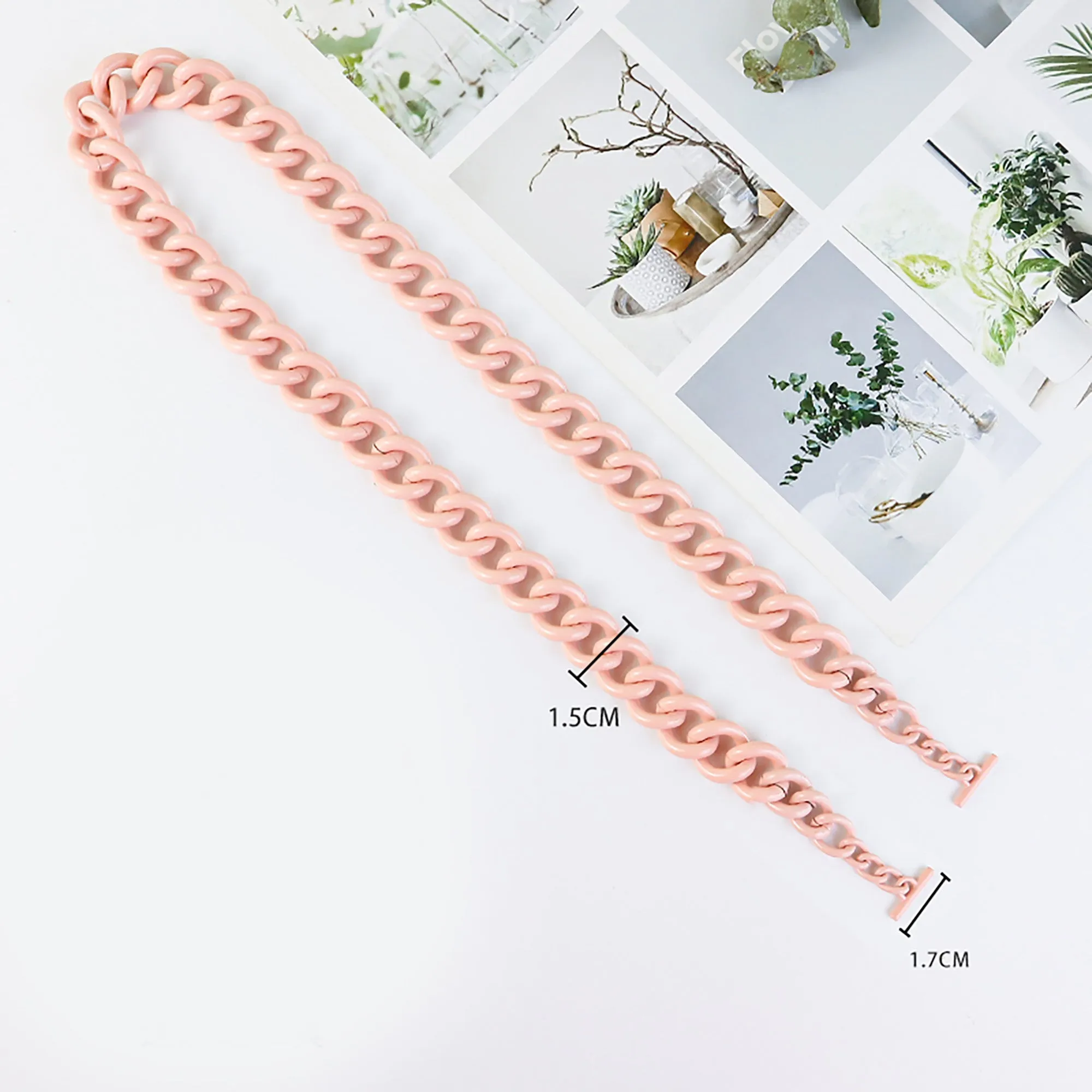 Acrylic Chain Strap for Marmont Bag – 1.5cm Width, Replacement Bag Chain