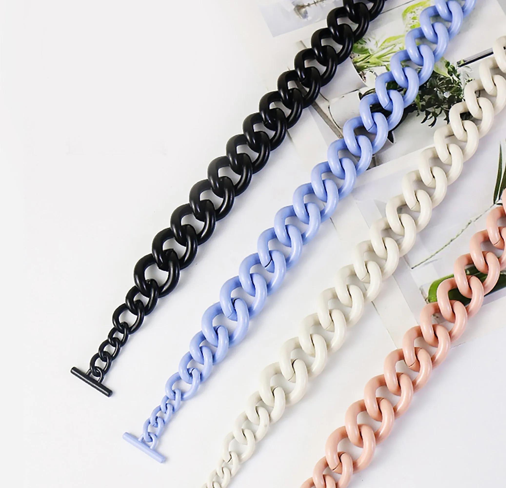 Acrylic Chain Strap for Marmont Bag – 1.5cm Width, Replacement Bag Chain
