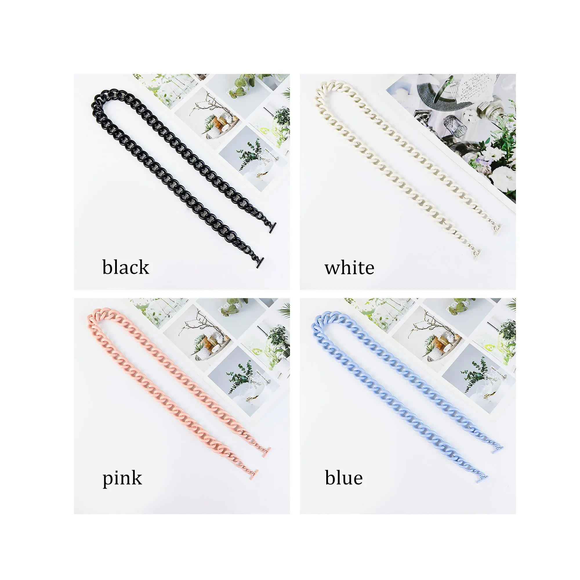 Acrylic Chain Strap for Marmont Bag – 1.5cm Width, Replacement Bag Chain