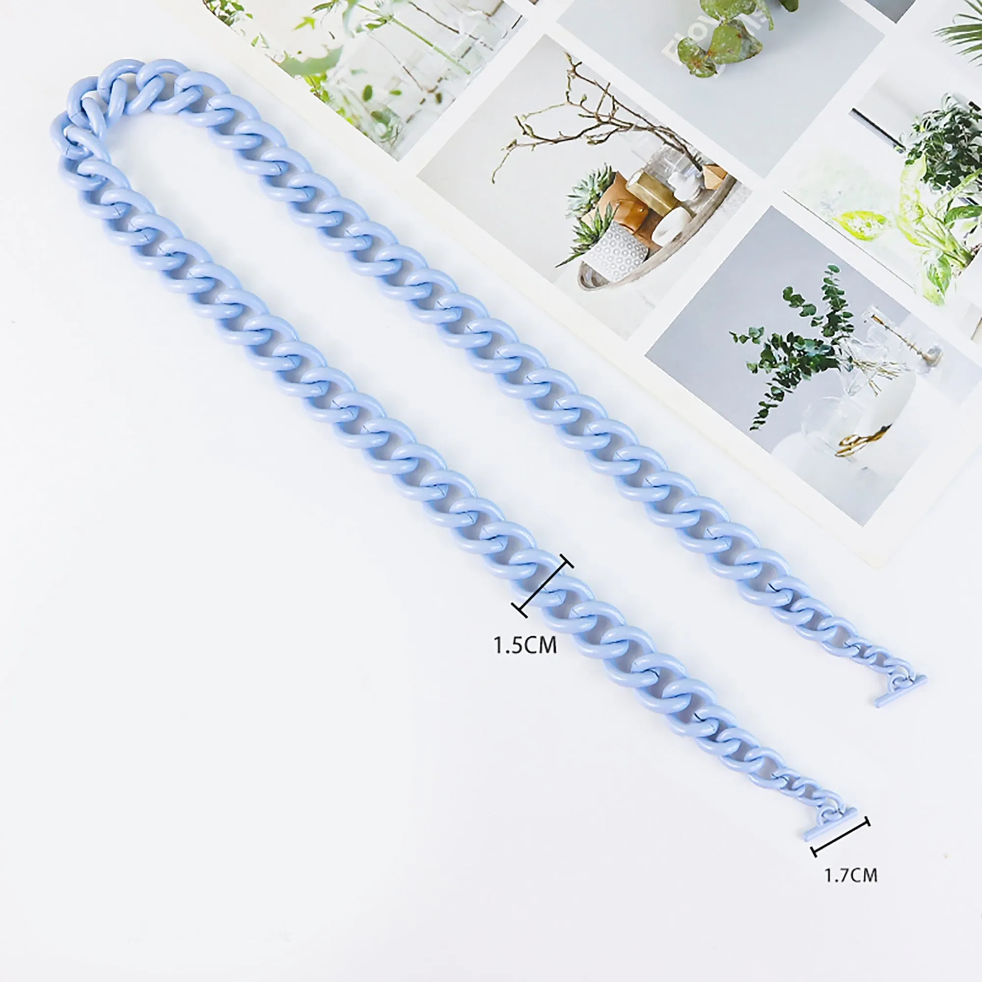 Acrylic Chain Strap for Marmont Bag – 1.5cm Width, Replacement Bag Chain