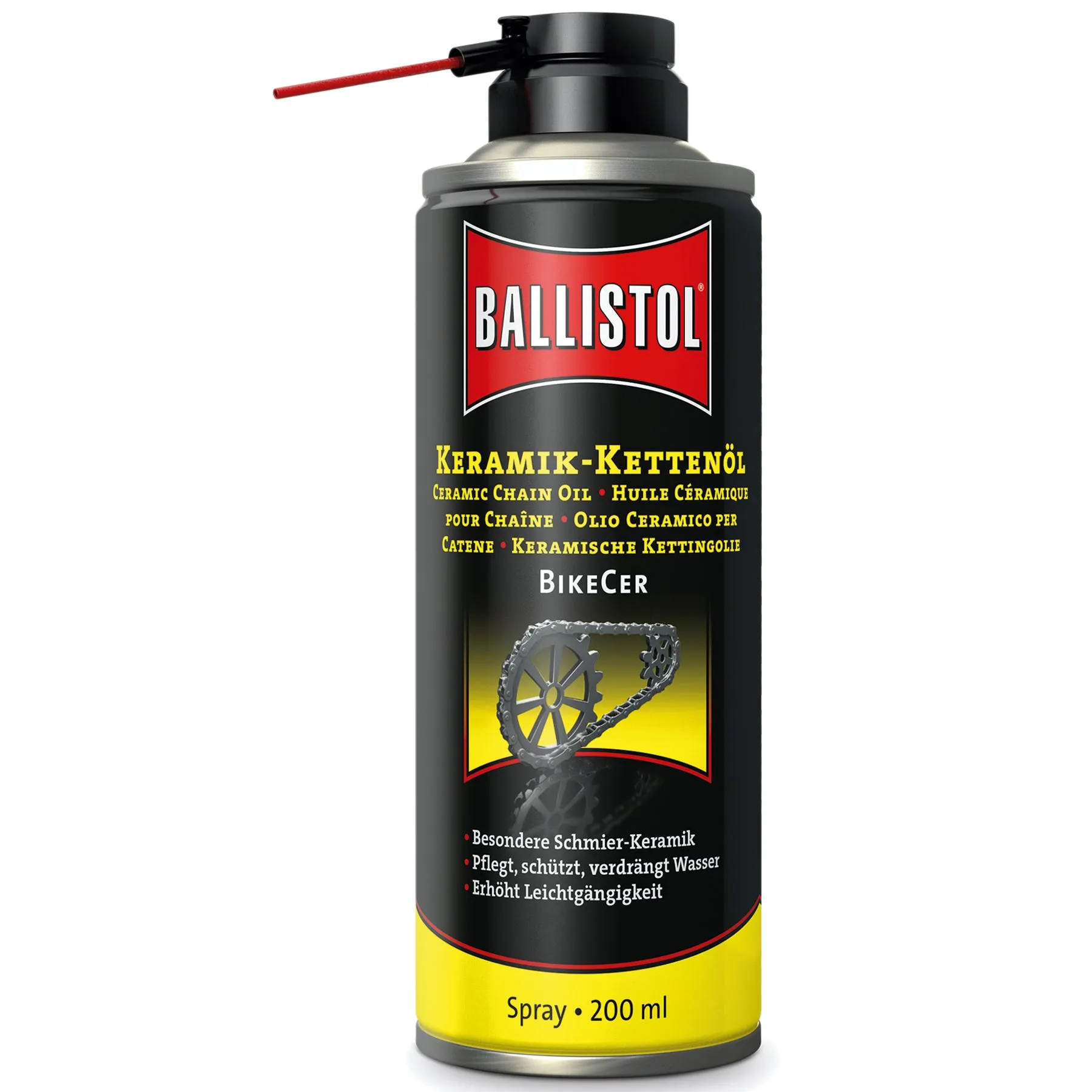 BALLISTOL BIKE CERAMIC CHAIN OIL SPRAY (200ML)