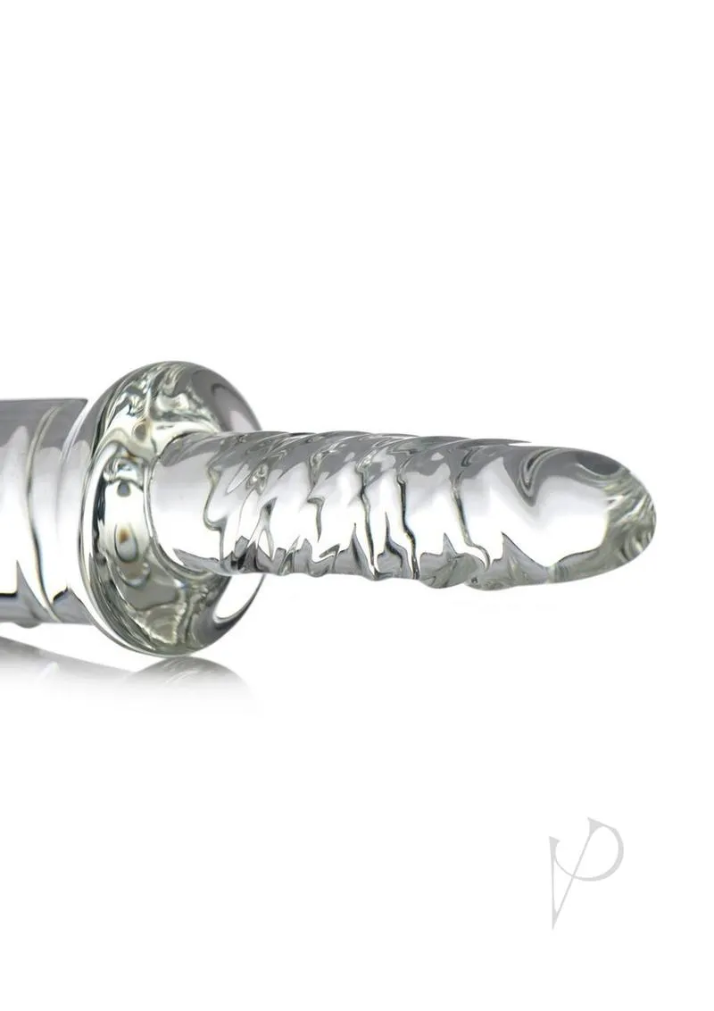Battle Rammer Phallic Glass Dildo Thruster
