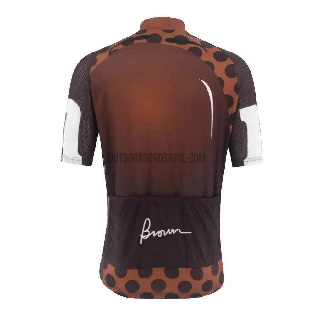 Brown M&M Retro Cycling Jersey