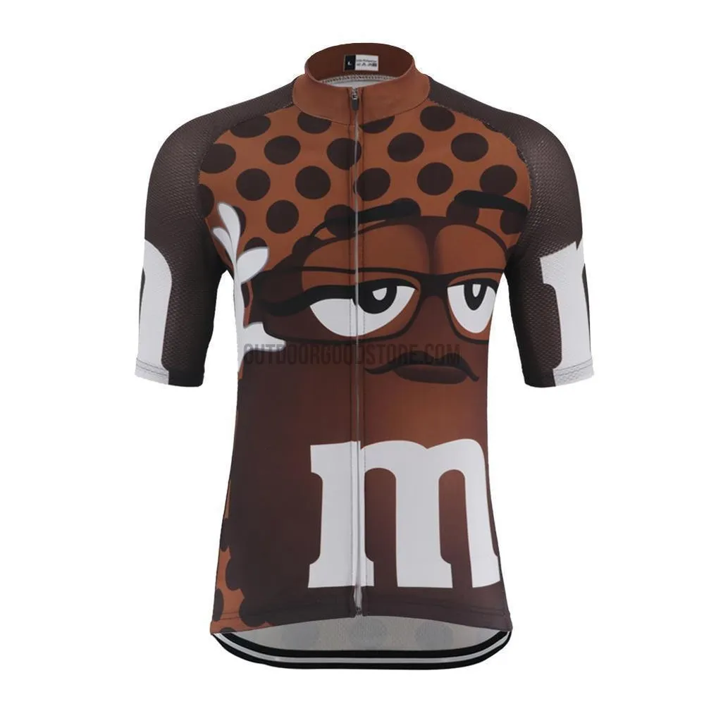 Brown M&M Retro Cycling Jersey