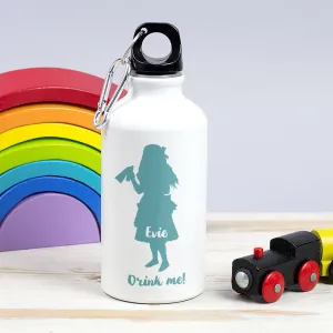 Children's Personalised 'Drink Me' Alice Waterbottle