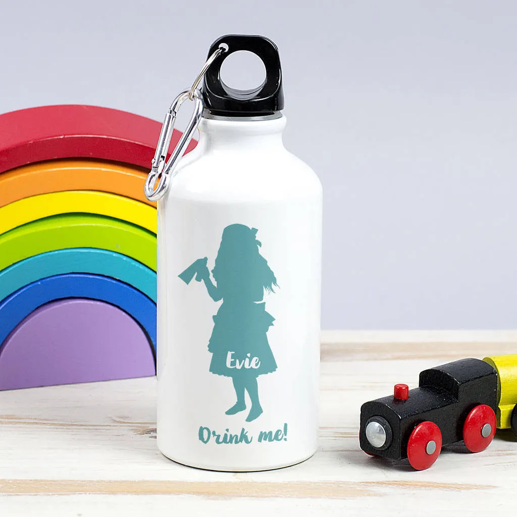 Children's Personalised 'Drink Me' Alice Waterbottle
