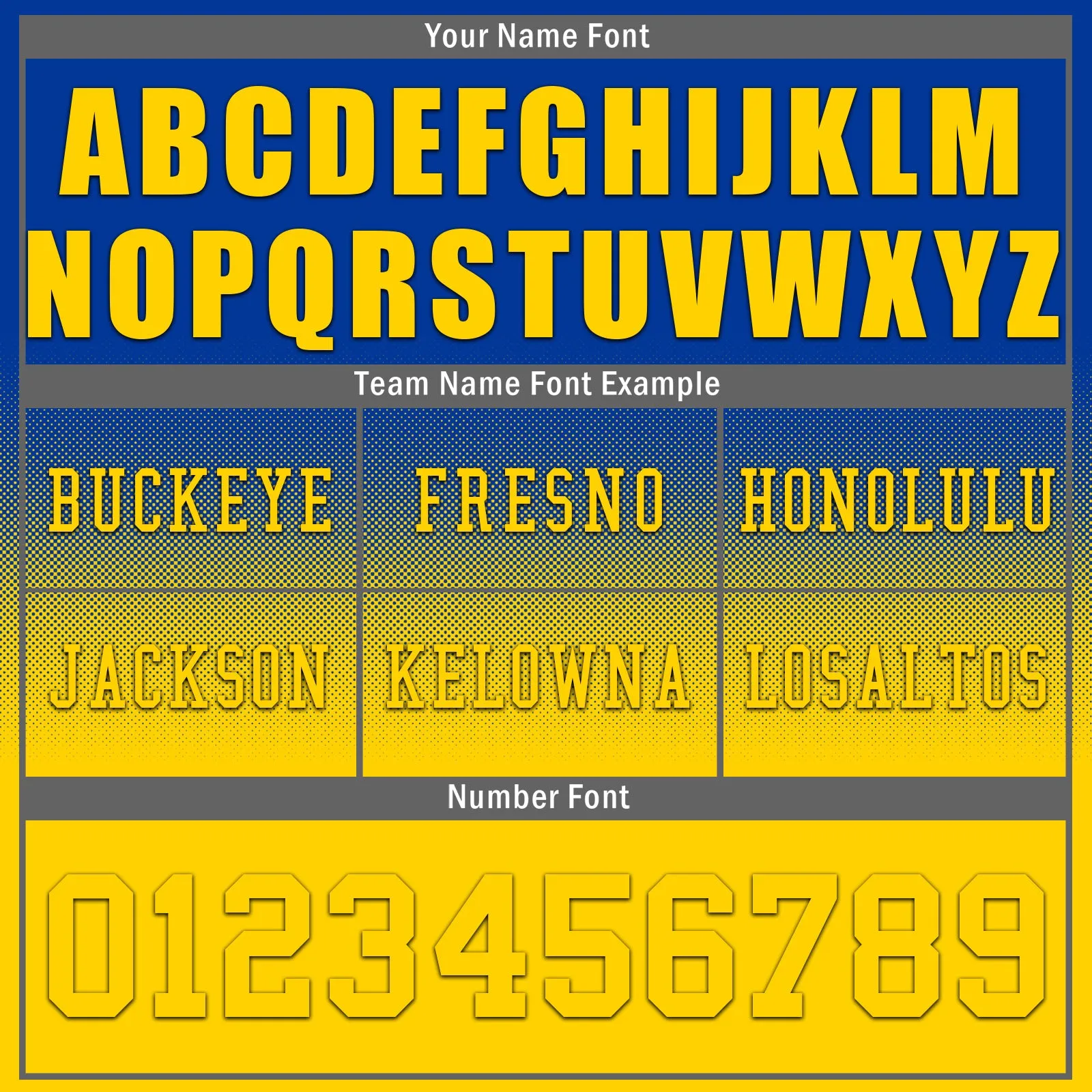 Custom Blue Yellow Los Angeles Personalized Authentic Football Jersey FBJ02-D020249-15