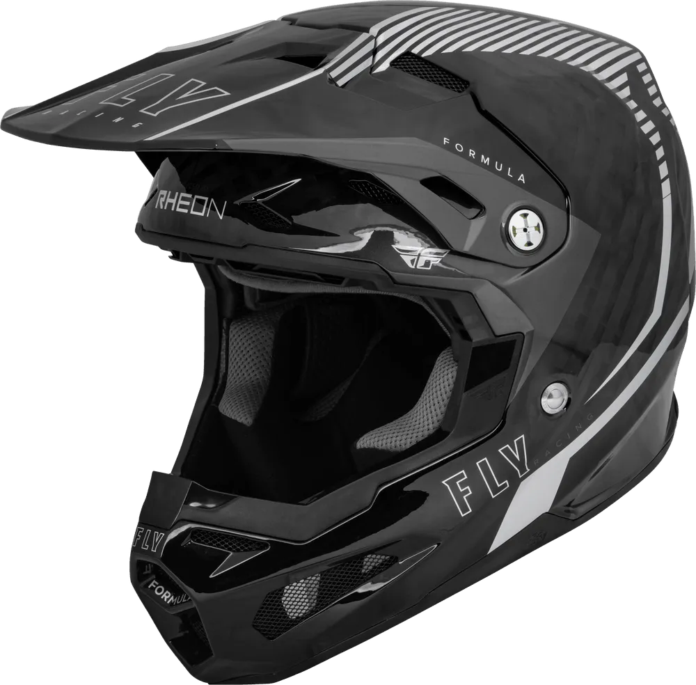 Fly Racing Formula Carbon Tracer Helmet Silver/Black