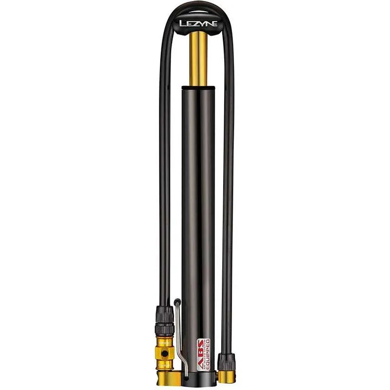 Lezyne Micro Floor Drive Hv Pump Abs Flip Chuck 90Psi Black No Gauge