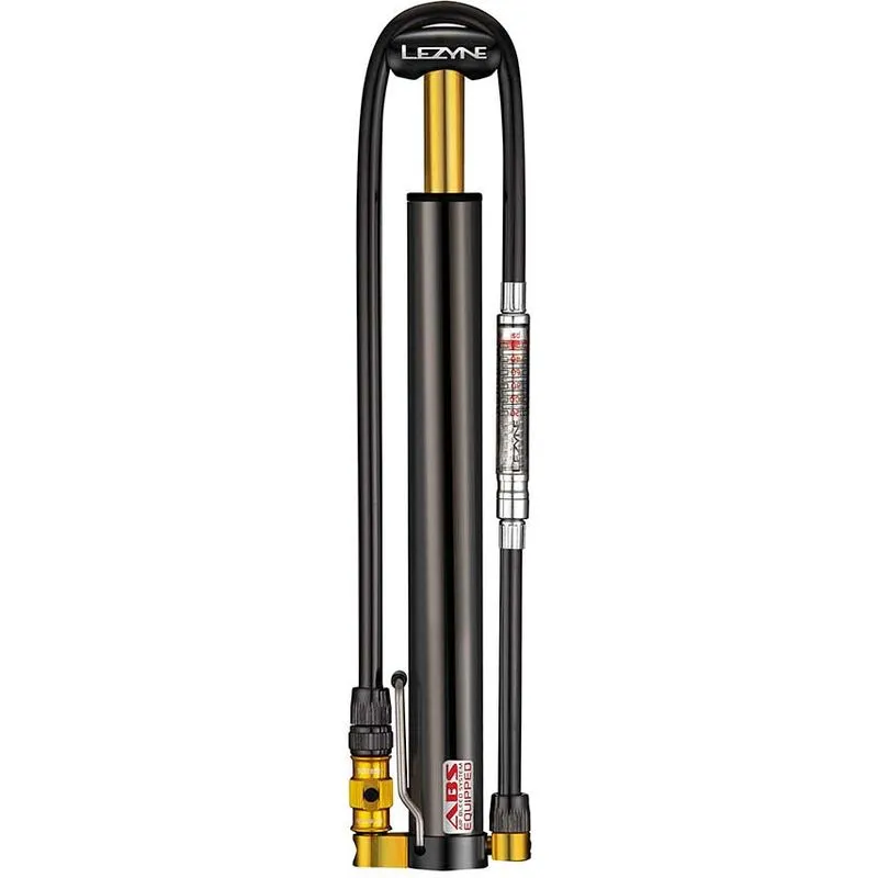 Lezyne Micro Floor Drive Hvg Pump Abs Flip Chuck 90Psi Black With Gauge