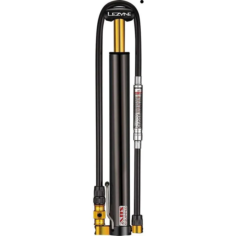 Lezyne Micro Floor Drive Hvg Pump Abs Flip Chuck 90Psi Black With Gauge