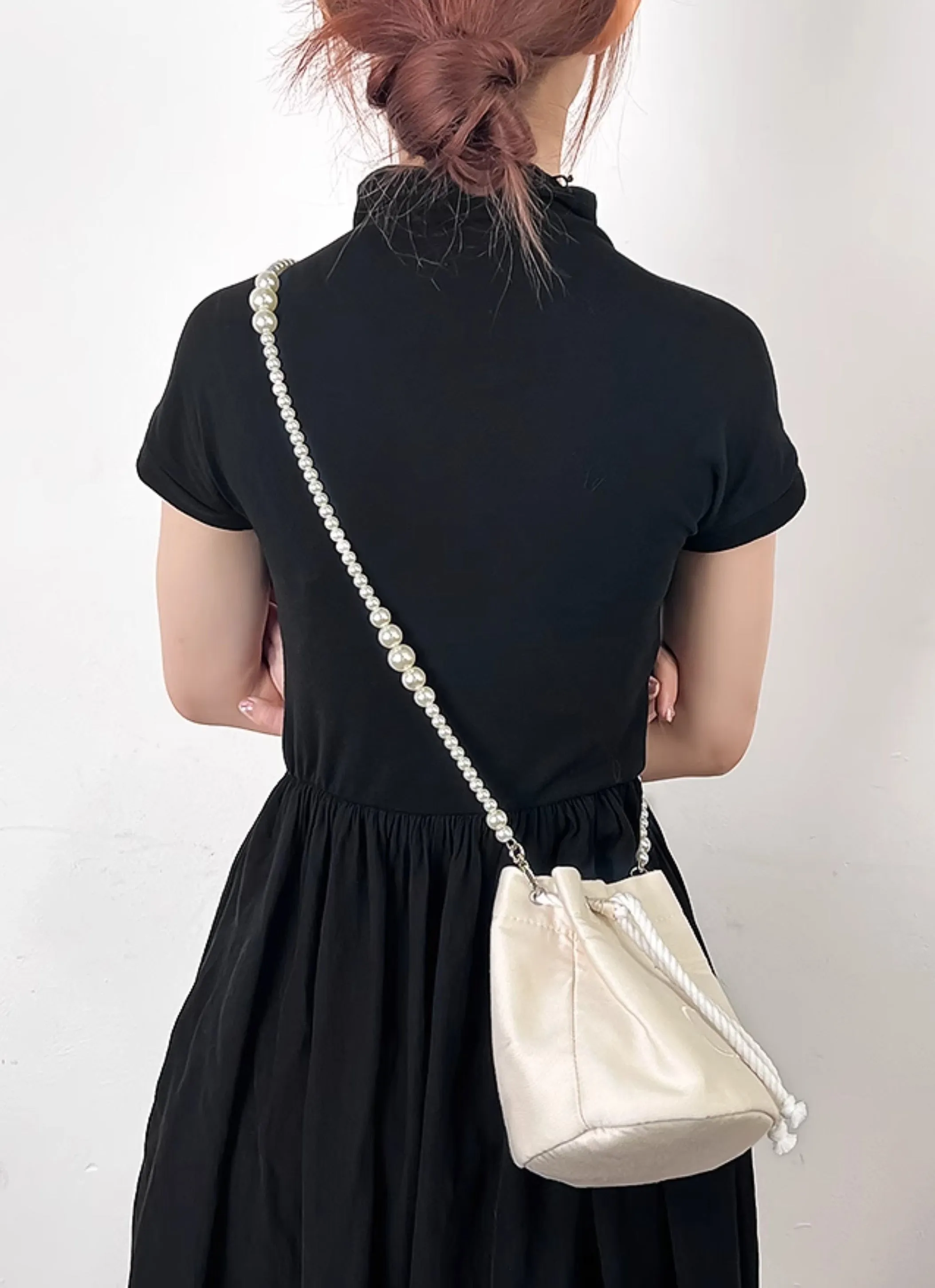 Premium Imitation Pearl Chain Strap,A Glamorous Substitute for Crossbody and Shoulder Bags