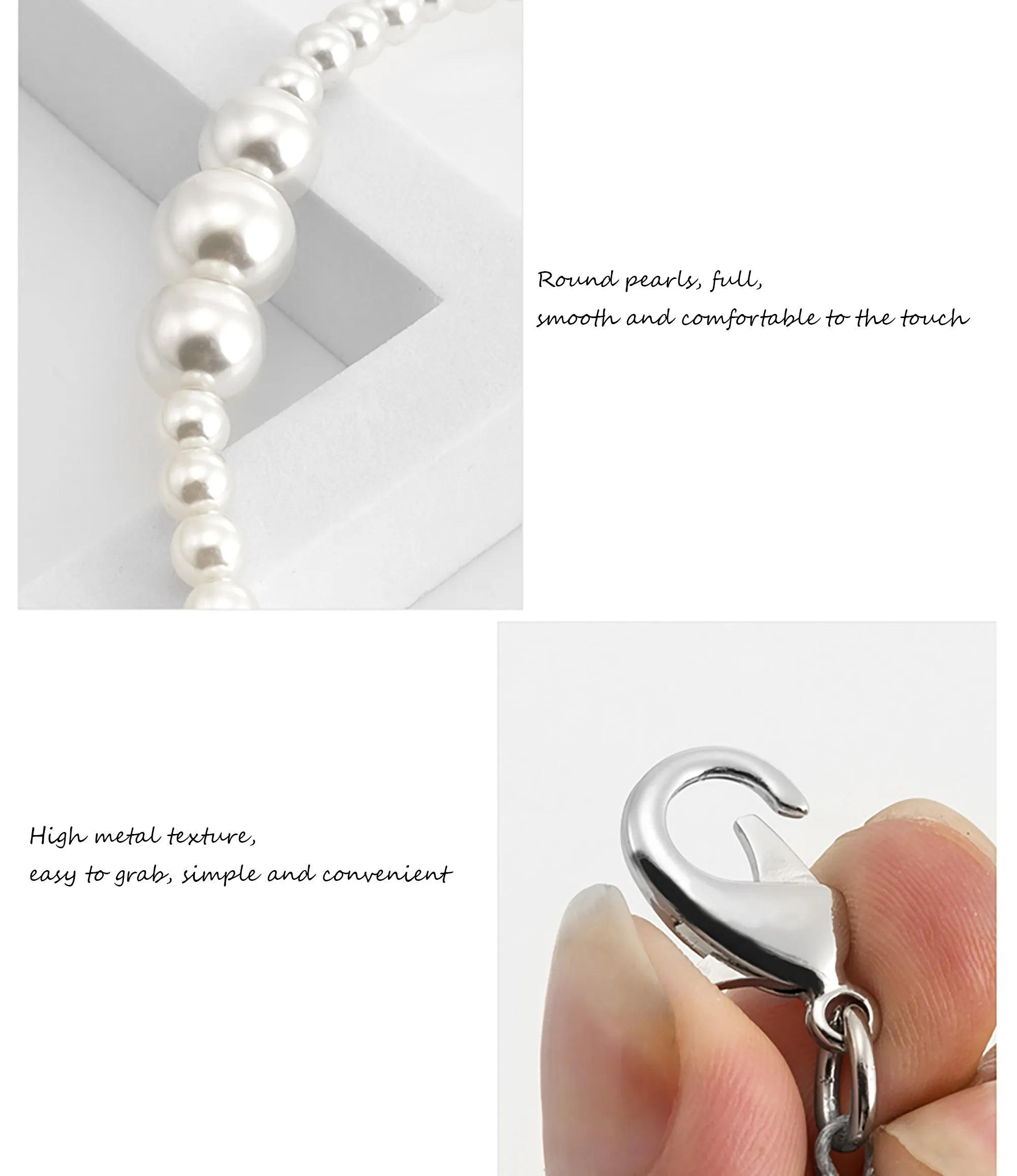 Premium Imitation Pearl Chain Strap,A Glamorous Substitute for Crossbody and Shoulder Bags