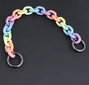 Versatile Acrylic DIY Chain Accessories Multi-color Decorative Handbag Chain for Hand Carry Bags