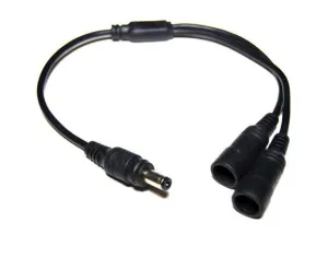 Y-SPLITTER CABLE: CONNECTS 2 HEAD LIGHTS TO 1 BATTERY PACK